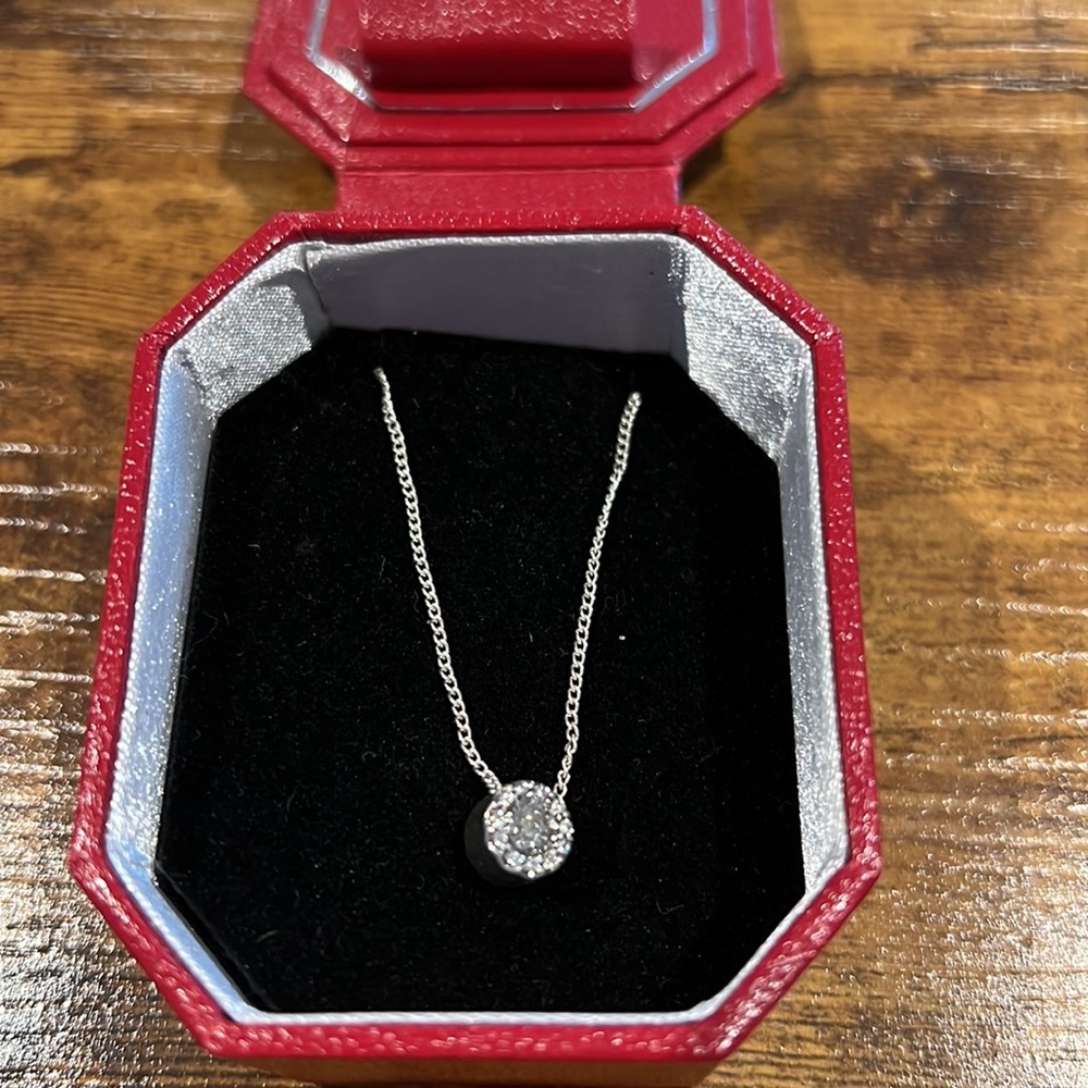 Brighton Illumina Solitaire Necklace Silver